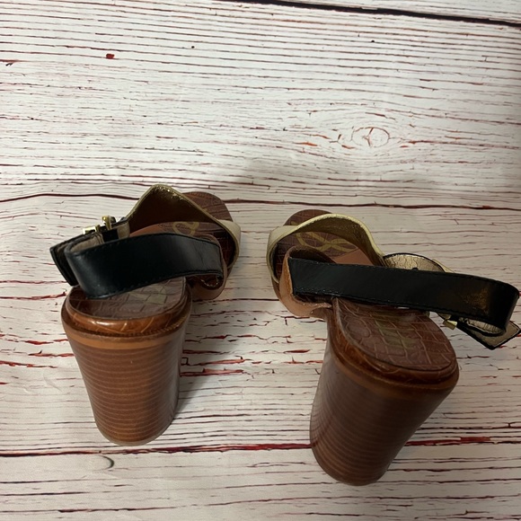 Sam Edelman Leather Multicolored Heels - Picture 3 of 4